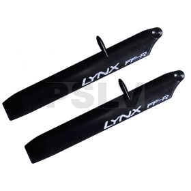 LX61253-SP-R - Plastic Main Blade 125 mm  Stretch Bullet  MCPX-BL   Replica Edition  Black